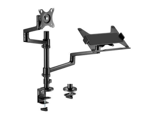 GEMBIRD Pöytään kiinnitettävä säädettävä näyttö