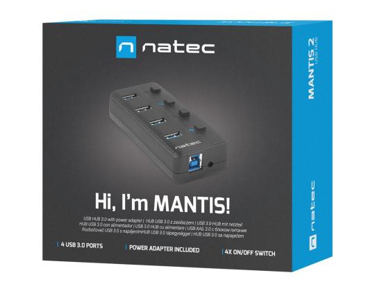 NATEC NHU-1557 Natec Hub USB 3.0 Mantis2