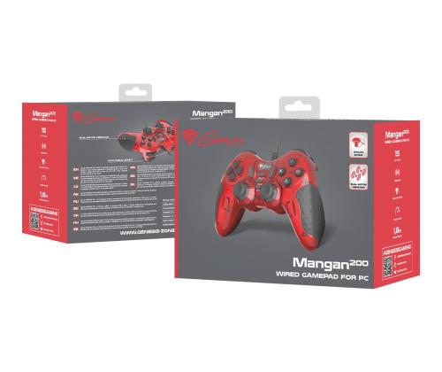 NATEC NJG-1425 GENESIS GamePad MANGAN 20