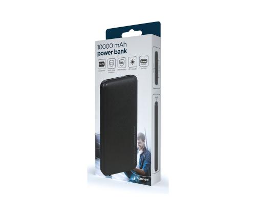 GEMBIRD PB10-02 10000mAh virtapankki musta