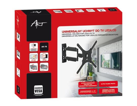 ART RAMT AR-78 ART Sisältää kaksi TV LED/LCD:tä