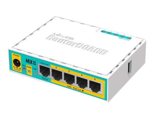 MIKROTIK RB750UPr2 hEX PoE lite ruuter