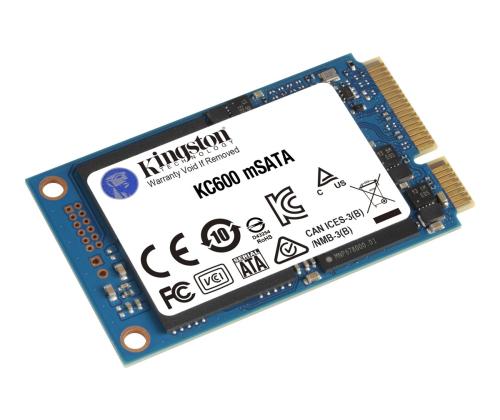 KINGSTON KC600 256GB SATA3 mSATA SSD-levy
