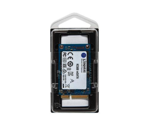 KINGSTON KC600 256GB SATA3 mSATA SSD-levy