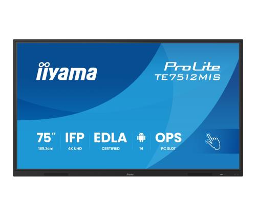 IIYAMA TE7512MIS-B4AG 75-tuumainen iiWare13E iiWare13E