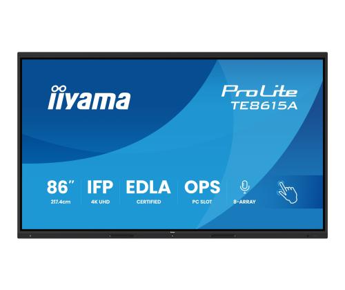 IIYAMA TE8615A-B1AG 86-tuumainen UHD IPS -näyttö