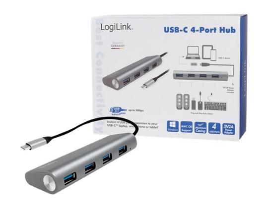 LOGILINK UA0309 LOGILINK- USB-C 3.1 -keskitin,