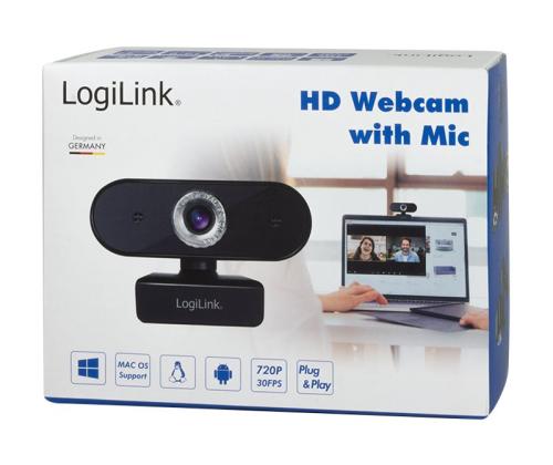 LOGILINK UA0368 HD USB -verkkokameramikrofoni