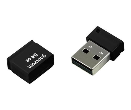 GOODRAM 64GB PENDRIVE USB 2.0 musta