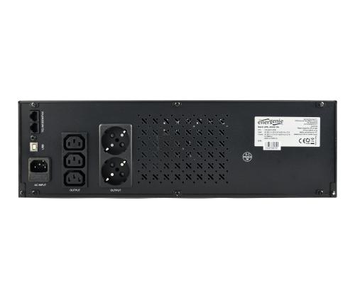 GEMBIRD UPS-RACK-1200 UPS-teline 19 tuumaa
