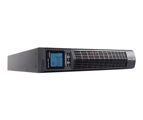 GREEN CELL UPS Online RTII 2000VA LCD-näyttöön