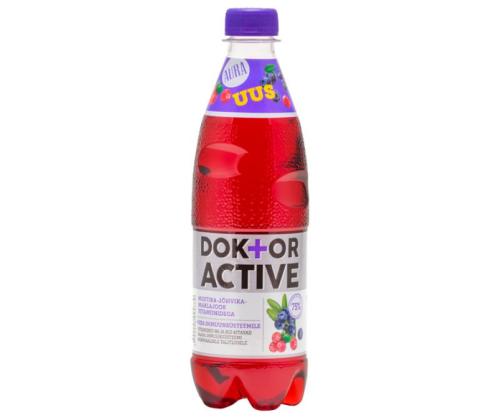 Mehujuoma AURA DR mustikka-karpalo mehujuoma vitamiineilla 0,5l