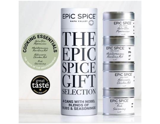 Maustesetti EPIC SPICE Cooking Essentials (välimerellisiä makuja)