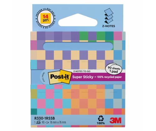 Viestilappu 76x76 Post-it R330 Super Sticky 90sh