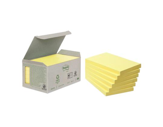 Viestilaput 38x51 Post-it 653 ekologinen keltainen 6/pkt