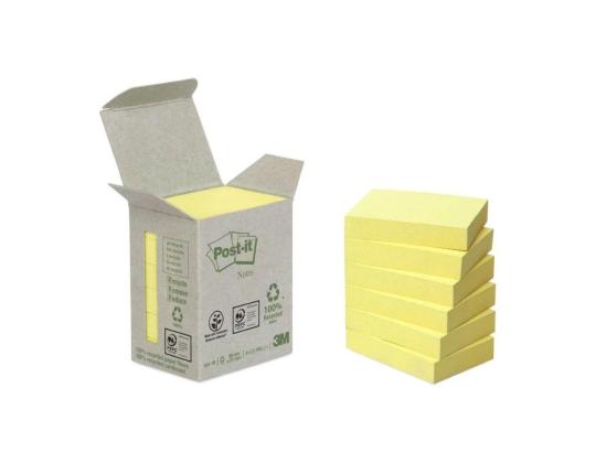 Viestilaput 38x51 Post-it 653 ekologinen keltainen 6/pkt