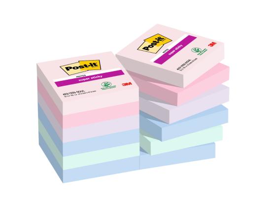 Viestilappukuutio 47,6x47,6mm Post-it 12x90l Soulful
