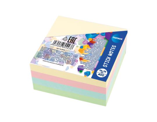 Viestilaput 76x76 Centrum pastelli 4väri  100arkkia