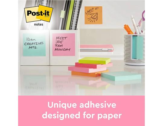 Viestilappu 76x76 Post-it 654EN 6kpl/pkt