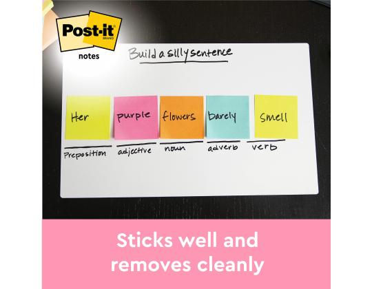 Viestilappu 76x76 Post-it 654EN 6kpl/pkt