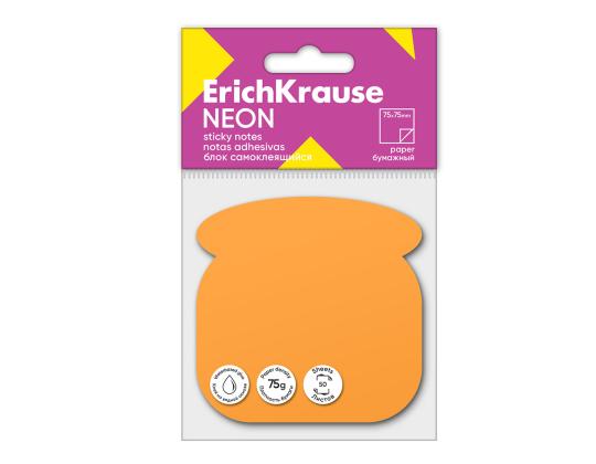 Muistipaperi ERICH KRAUSE Neon, Puhelin, 75х75 mm, 50 arkkia, oranssi