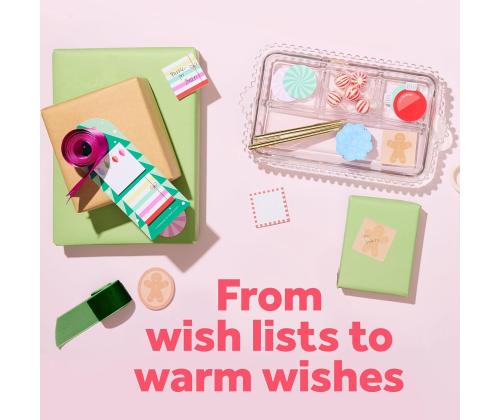 Post-it® Jingle Notes 50 arkkia/lehtiö lumihiutale