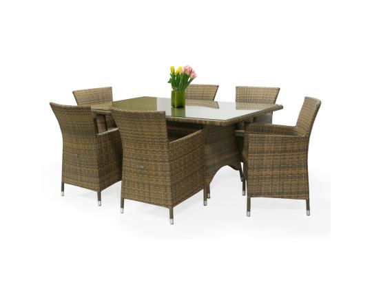 Tuoli WICKER-1 61x58xH86cm, cappuccino