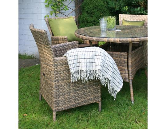 Tuoli WICKER-1 61x58xH86cm, cappuccino