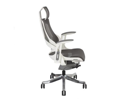 Tietokonetuoli/työtuoli WAU 70x70xH112-129cm, runko harmaa/valkoinen