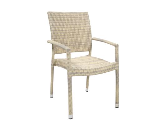 Tuoli WICKER-3 käsinojilla 59x66xH91cm, beeþ