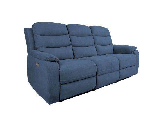 Sohva MIMI 3-istuttava sähköinen lepotuoli, sininen