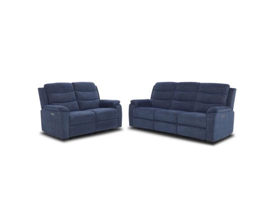 Sohva MIMI 3-istuttava sähköinen lepotuoli, sininen