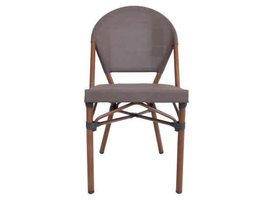 BAMBOO tuoli 45x55xH86cm, ruskea, alumiini