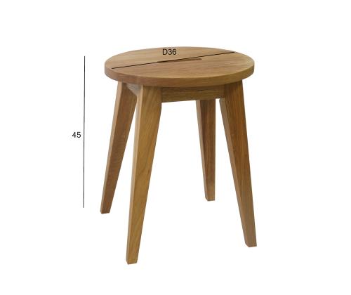 Taburet MONDEO D36xH45cm, tammi