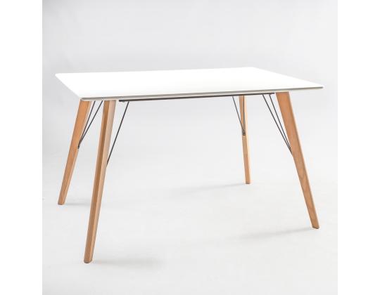 Ruokapöytä HELENA WHITE 120x80xH75cm, valkoinen