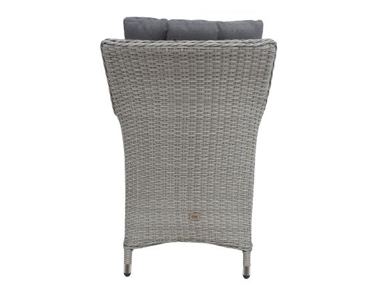 Nojatuoli ASCOT 58x70xH90cm, harmaa, alumiini, muovipunos