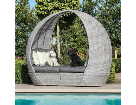 Lebola ASCOT 215x110xH187cm, harmaa, alumiini, muovipunos