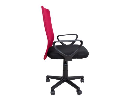 Tietokonetuoli/työtuoli BELINDA, 59x56xH86,5-98,5cm, musta/punainen, polyesterikangas, muovia