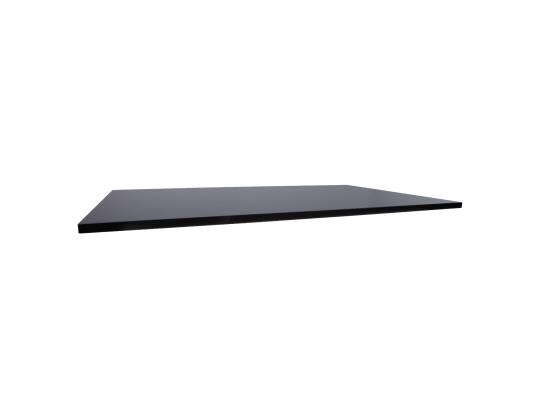 Pöytälevy ERGO 140x80cm, musta, lastulevy melamiinipinnoitteella