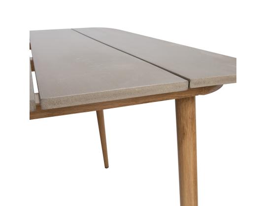Pöytä NORWAY 147x90xH73cm, beige, alumiini