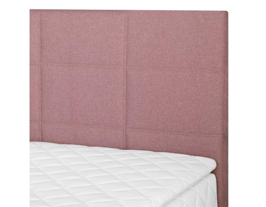 Mannermainen sänky LEVI 120x200cm, patjalla, pinkki, 123x210xH114,5cm