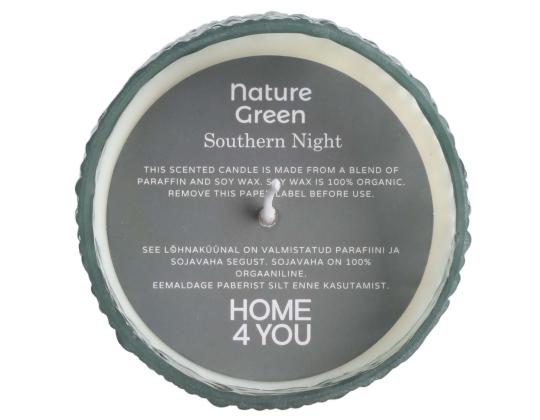 Tuoksukynttilä lasissa NATURE GREEN K9cm, Southern Night