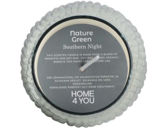 Tuoksukynttilä lasissa NATURE GREEN K13,5cm, Southern Night