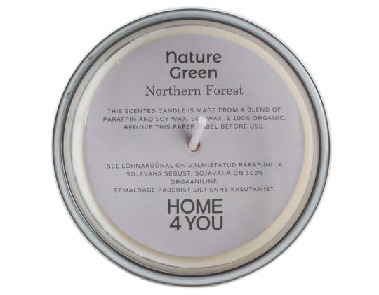 Tuoksukynttilä lasissa NATURE GREEN K9,5cm, Northern Forest