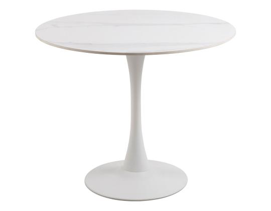 Ruokapöytä MALTA D90xH75cm, valkoinen