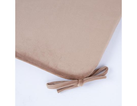 Tuolinpäällinen VELVET 2, 39x39cm, beige, kangas-386