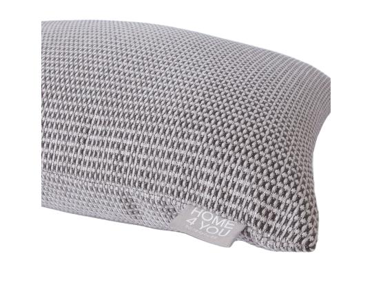 Tyyny MITSU-MITSU 30x50cm vetoketjulla, harmaa ja hopea, 50% puuvillaa, 50% polyesteriä, kangas 305