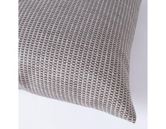 Tyyny MITSU-MITSU, 45x45cm vetoketjulla, harmaa ja hopea, 50% puuvillaa, 50% polyesteriä, kangas 305