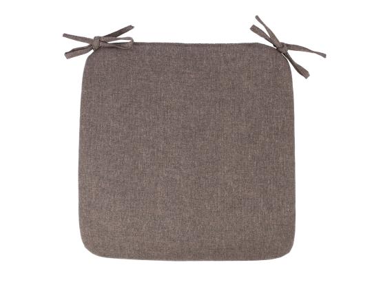 Tuolinpäällinen SIMPLE BROWN 39x39x2,5cm, ruskea, 100% polyesteri