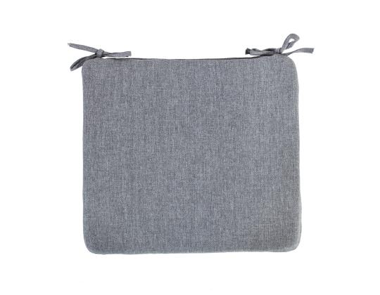 Tuolinpäällinen SIMPLE GREY 38x43x2,5cm, harmaa, 100% polyesteri, kangas 757